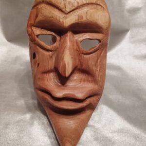 mascara em madeira de castanheiro (castanea sativa)